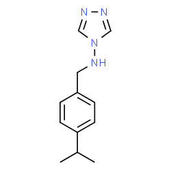ChemSpider 2D Image | (4-Isopropyl-benzyl)-[1,2,4]triazol-4-yl-amine | C12H16N4
