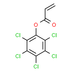 ChemSpider 2D Image | Pentachlorophenyl acrylate | C9H3Cl5O2