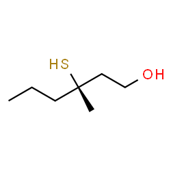 ChemSpider 2D Image | (3S)-3-Methyl-3-sulfanyl-1-hexanol | C7H16OS