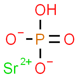 ChemSpider 2D Image | Strontium hydrogenphosphate | HO4PSr