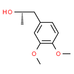 ChemSpider 2D Image | (2S)-1-(3,4-Dimethoxyphenyl)-2-propanol | C11H16O3