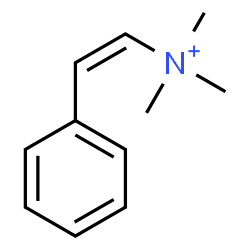 ChemSpider 2D Image | (Z)-N,N,N-Trimethyl-2-phenylethenaminium | C11H16N