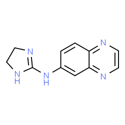 ChemSpider 2D Image | N-(4,5-Dihydro-1H-imidazol-2-yl)-6-quinoxalinamine | C11H11N5