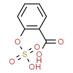 ChemSpider 2D Image | Salicylsulfuric Acid | C7H6O6S