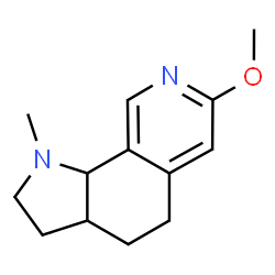 ChemSpider 2D Image | 7-Methoxy-1-methyl-2,3,3a,4,5,9b-hexahydro-1H-pyrrolo[3,2-h]isoquinoline | C13H18N2O
