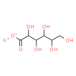 ChemSpider 2D Image | Potassium hexonate | C6H11KO7