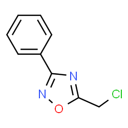 ChemSpider 2D Image | 3-Phenyl-5-chloromethyl-1,2,4-oxadiazole | C9H7ClN2O