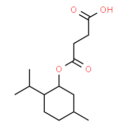 ChemSpider 2D Image | 4-[(2-Isopropyl-5-methylcyclohexyl)oxy]-4-oxobutanoic acid | C14H24O4