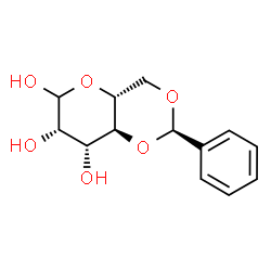 ChemSpider 2D Image | 4,6-O-Benzylidene-D-mannopyranose | C13H16O6