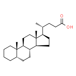 ChemSpider 2D Image | 5beta-cholanoic acid | C24H40O2