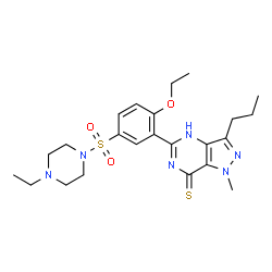 ChemSpider 2D Image | THIOHOMOSILDENAFIL | C23H32N6O3S2