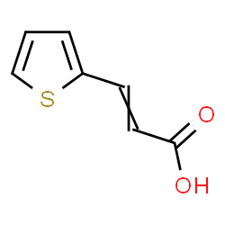 ChemSpider 2D Image | 3-(2-Thienyl)acrylic acid | C7H6O2S