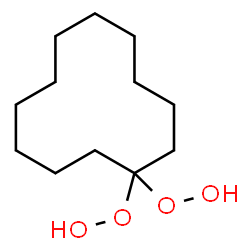 ChemSpider 2D Image | 1,1-Cyclododecanediyl dihydroperoxide | C12H24O4