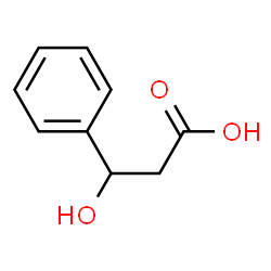 ChemSpider 2D Image | 3-Hydroxy-3-phenylpropanoic acid | C9H10O3