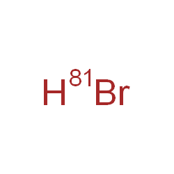 ChemSpider 2D Image | (~81~Br)Hydrogen bromide | H81Br