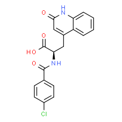 ChemSpider 2D Image | D-Rebamipide | C19H15ClN2O4