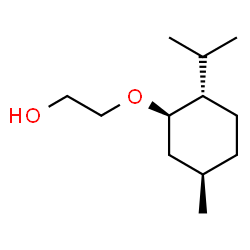ChemSpider 2D Image | 2-{[(1R,2S,5R)-2-Isopropyl-5-methylcyclohexyl]oxy}ethanol | C12H24O2
