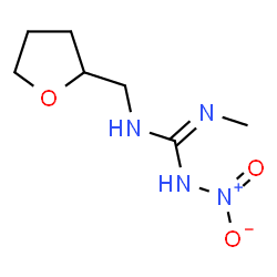 ChemSpider 2D Image | 2-Methyl-1-nitro-3-(tetrahydro-2-furanylmethyl)guanidine | C7H14N4O3