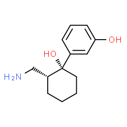 ChemSpider 2D Image | 3-[(1R,2R)-2-(Aminomethyl)-1-hydroxycyclohexyl]phenol | C13H19NO2