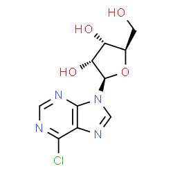 ChemSpider 2D Image | 6-Chloropurineriboside | C10H11ClN4O4