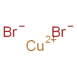 ChemSpider 2D Image | Copper(II) bromide | Br2Cu
