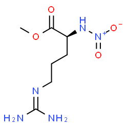 ChemSpider 2D Image | Methyl (2S)-5-[(diaminomethylene)amino]-2-(nitroamino)pentanoate | C7H15N5O4