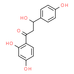 ChemSpider 2D Image | 1-(2,4-Dihydroxyphenyl)-3-hydroxy-3-(4-hydroxyphenyl)-1-propanone | C15H14O5