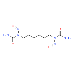 ChemSpider 2D Image | 1,1'-(1,6-Hexanediyl)bis(1-nitrosourea) | C8H16N6O4