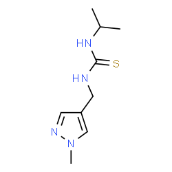 ChemSpider 2D Image | 1-Isopropyl-3-[(1-methyl-1H-pyrazol-4-yl)methyl]thiourea | C9H16N4S
