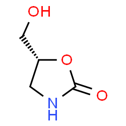 ChemSpider 2D Image | (R)-5-(hydroxymethyl)oxazolidin-2-one | C4H7NO3
