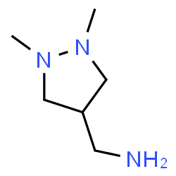ChemSpider 2D Image | 1-(1,2-Dimethyl-4-pyrazolidinyl)methanamine | C6H15N3