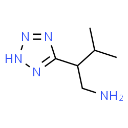 ChemSpider 2D Image | 3-Methyl-2-(2H-tetrazol-5-yl)-1-butanamine | C6H13N5