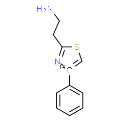 ChemSpider 2D Image | 2-[4-Phenyl(4-~14~C)-1,3-thiazol-2-yl]ethanamine | C1014CH12N2S
