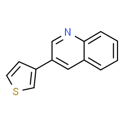 ChemSpider 2D Image | 3-(3-Thienyl)quinoline | C13H9NS
