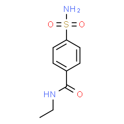 ChemSpider 2D Image | N-Ethyl-4-sulfamoylbenzamide | C9H12N2O3S