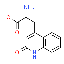 ChemSpider 2D Image | 3-(2-Oxo-1,2-dihydro-4-quinolinyl)alanine | C12H12N2O3
