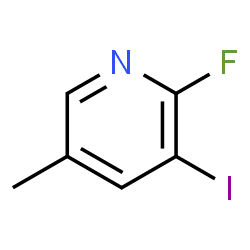ChemSpider 2D Image | 2-Fluoro-3-iodo-5-picoline | C6H5FIN
