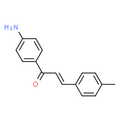 ChemSpider 2D Image | (2E)-1-(4-Aminophenyl)-3-(4-methylphenyl)-2-propen-1-one | C16H15NO