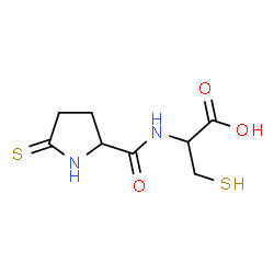 ChemSpider 2D Image | 5-Thioxoprolylcysteine | C8H12N2O3S2