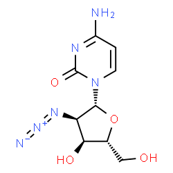 ChemSpider 2D Image | 2'-Azido-2'-deoxycytidine | C9H12N6O4