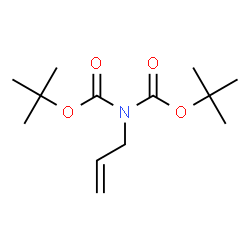 ChemSpider 2D Image | N,N-Bis-Boc-N-allylamine | C13H23NO4