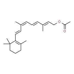 ChemSpider 2D Image | Zuretinol acetate | C22H32O2