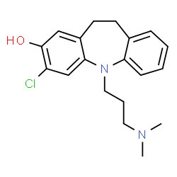 ChemSpider 2D Image | 2-Hydroxyclomipramine | C19H23ClN2O
