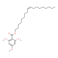 ChemSpider 2D Image | (9Z)-9-Octadecen-1-yl 2,4,6-trimethoxybenzoate | C28H46O5