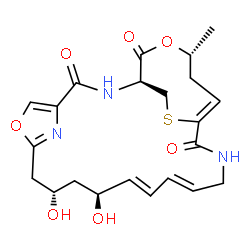 ChemSpider 2D Image | griseoviridin | C22H27N3O7S
