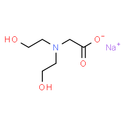 ChemSpider 2D Image | BICINE SODIUM | C6H12NNaO4