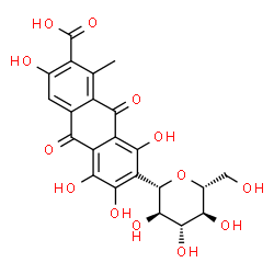 ChemSpider 2D Image | CARMINIC ACID | C22H20O13