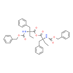 ChemSpider 2D Image | (2R)-2-Benzyl-2-{[(benzyloxy)carbonyl]amino}butanoic anhydride | C38H40N2O7