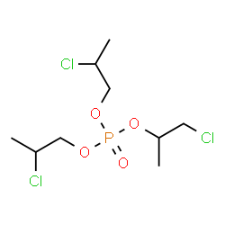 ChemSpider 2D Image | 1-Chloro-2-propanyl bis(2-chloropropyl) phosphate | C9H18Cl3O4P