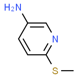 ChemSpider 2D Image | 6-(methylthio)pyridin-3-amine | C6H8N2S